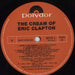 Eric Clapton The Cream Of Eric Clapton - EX UK vinyl LP album (LP record) CLPLPTH741822