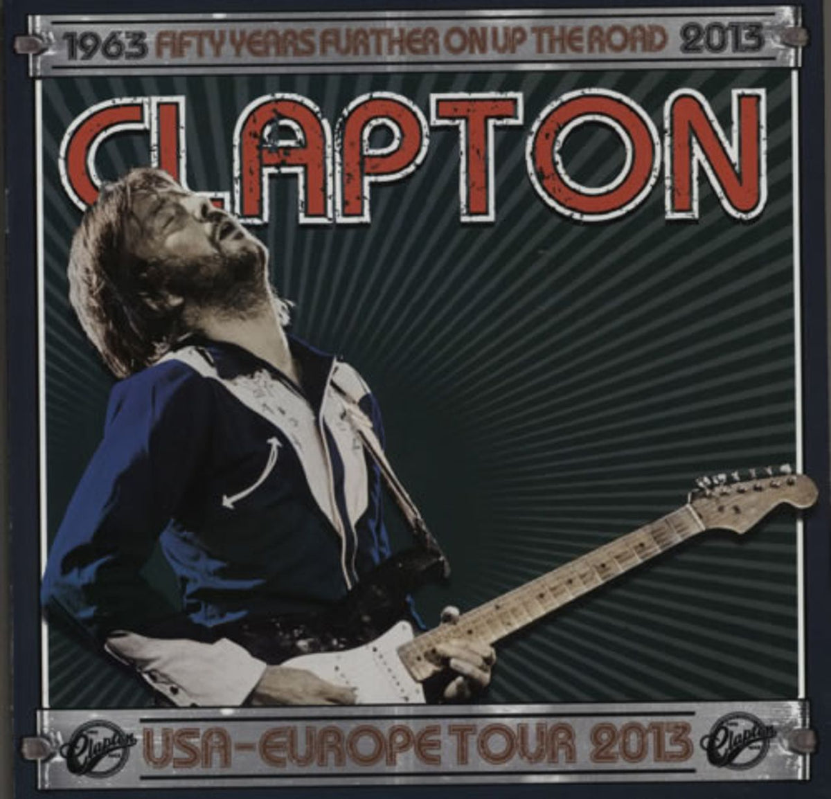 Eric Clapton USAEurope Tour 2013 UK Tour programme —