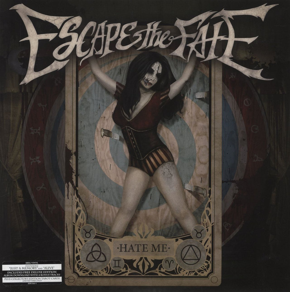 Escape The Fate Hate Me US vinyl LP album (LP record) ESM166-1