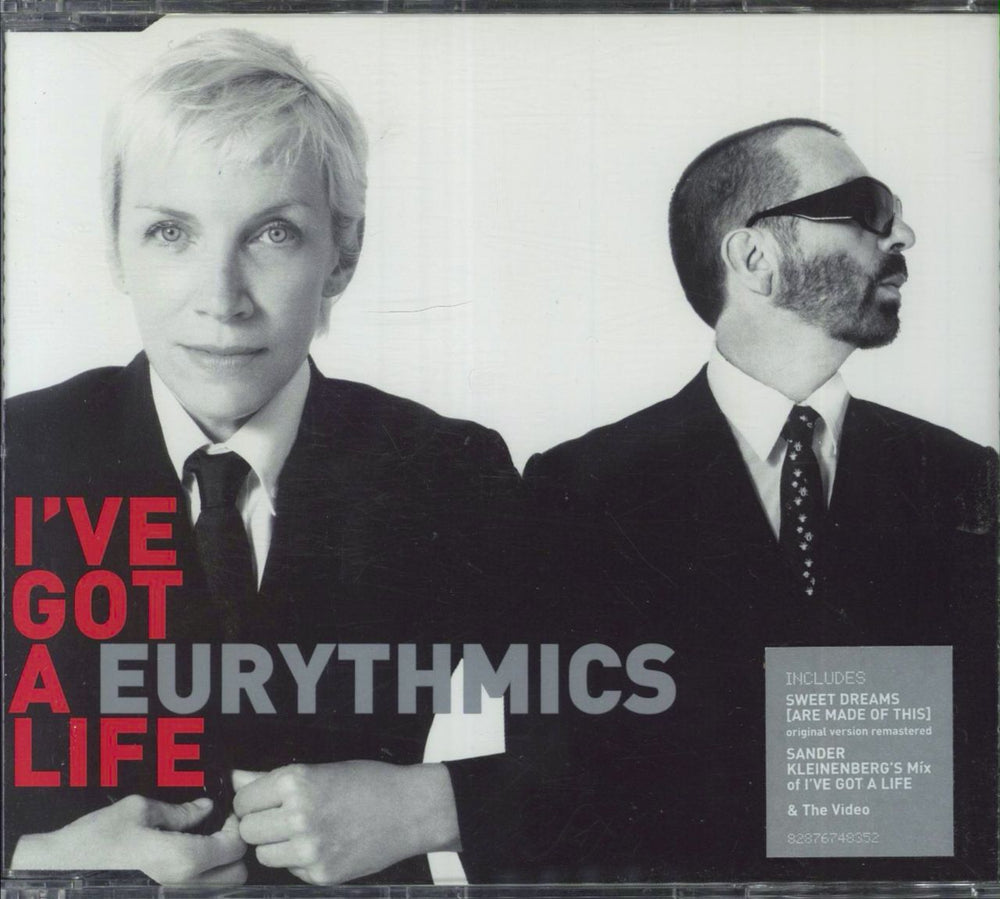 Eurythmics I've Got A Life UK 2-CD single set (Double CD single) 828767483429