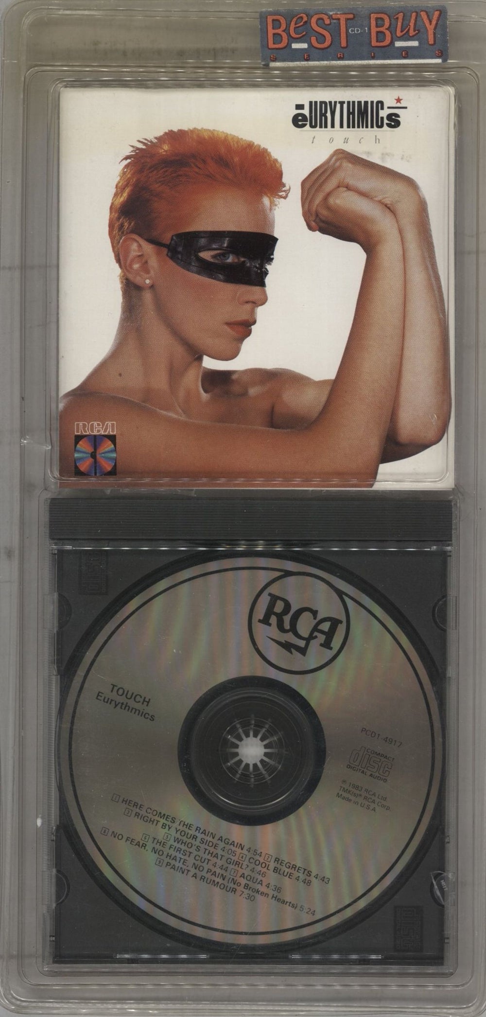 Eurythmics Touch - Sealed US CD album (CDLP) PCD14917