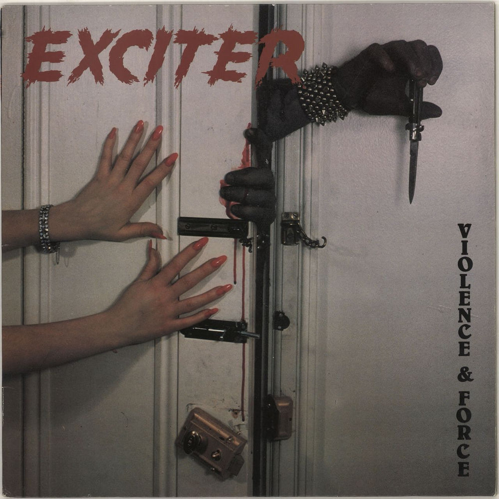 Exciter Violence & Force - Ex UK vinyl LP album (LP record) MFN17