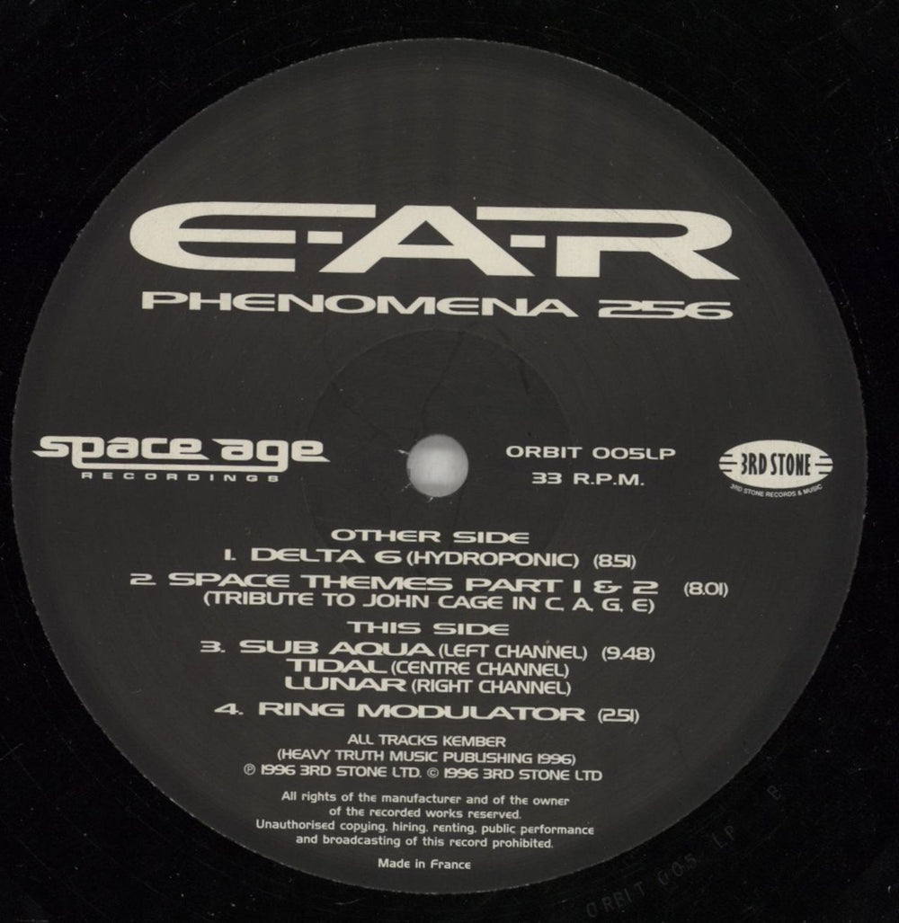 Experimental Audio Research Phenomena 256 French 2-LP vinyl record set (Double LP Album) EXA2LPH868909