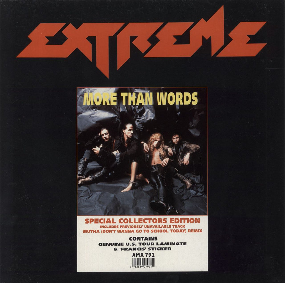 Extreme More Than Words - Envelope Pack - Complete UK 12" vinyl single (12 inch record / Maxi-single) AMX792