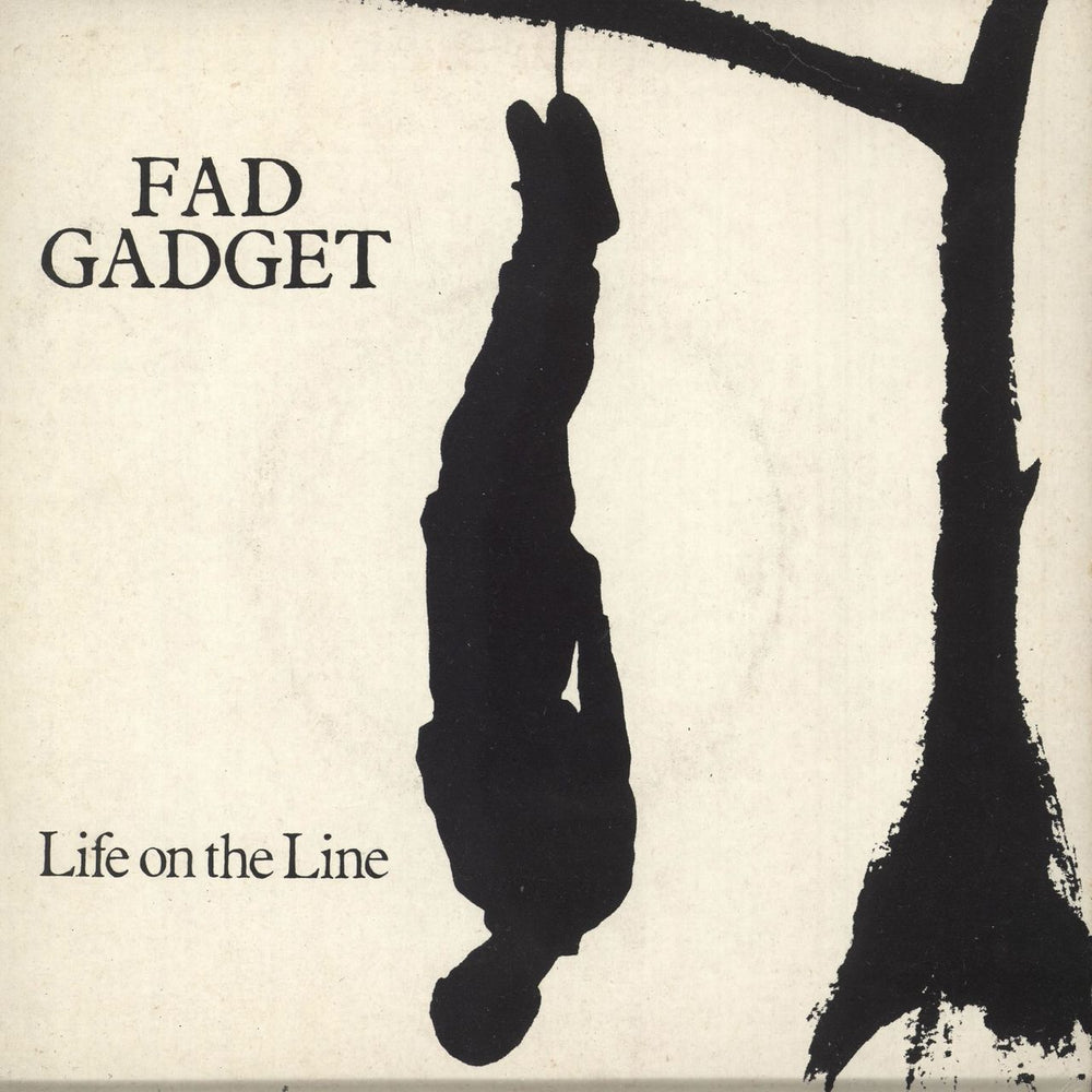 Fad Gadget Life On The Line UK 7" vinyl single (7 inch record / 45) 7MUTE024