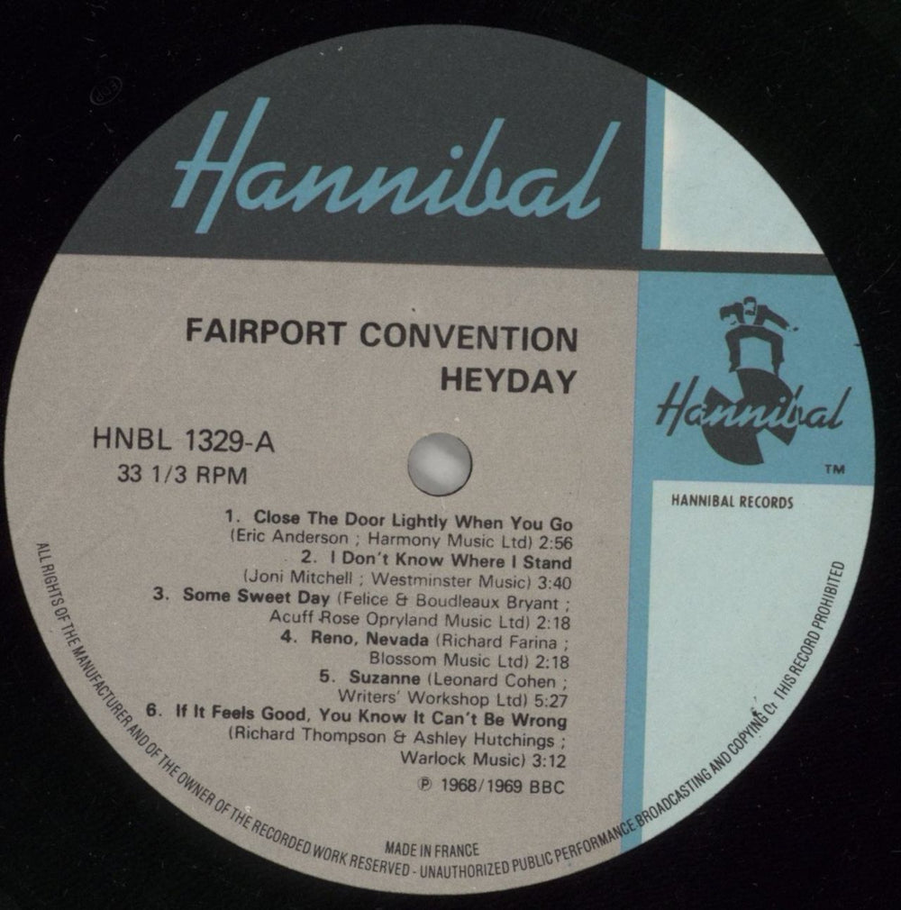Fairport Convention Heyday - EX UK vinyl LP album (LP record) F-CLPHE699613