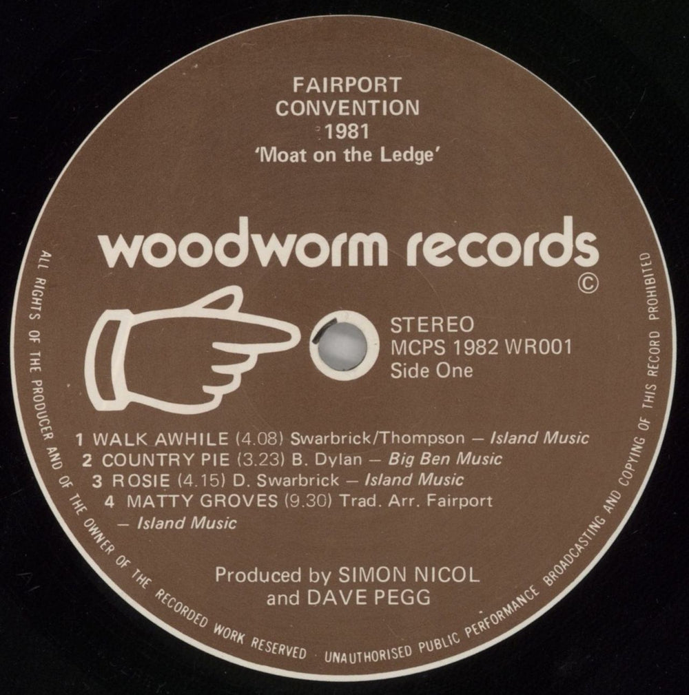 Fairport Convention Moat On The Ledge - Live At Broughton Castle, August '81 UK vinyl LP album (LP record) F-CLPMO444227