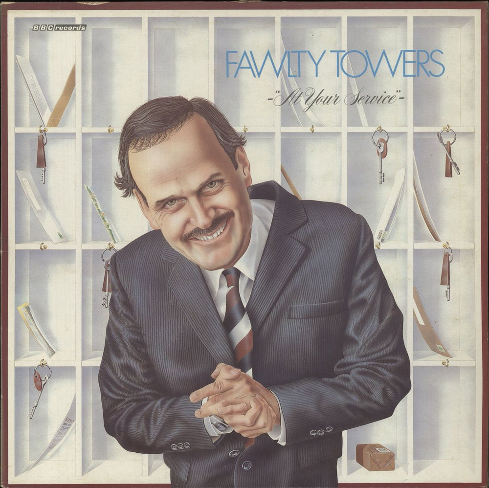 Fawlty Towers At Your Service - EX UK vinyl LP album (LP record) REB449