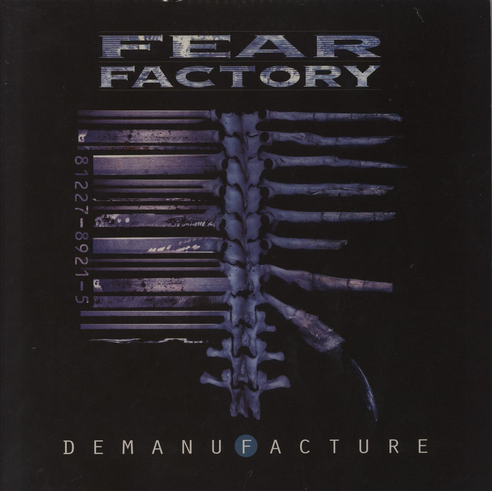 Fear Factory Demanufacture - Marbled Blue Vinyl US 3-LP vinyl record set (Triple LP Album) ROGV-123