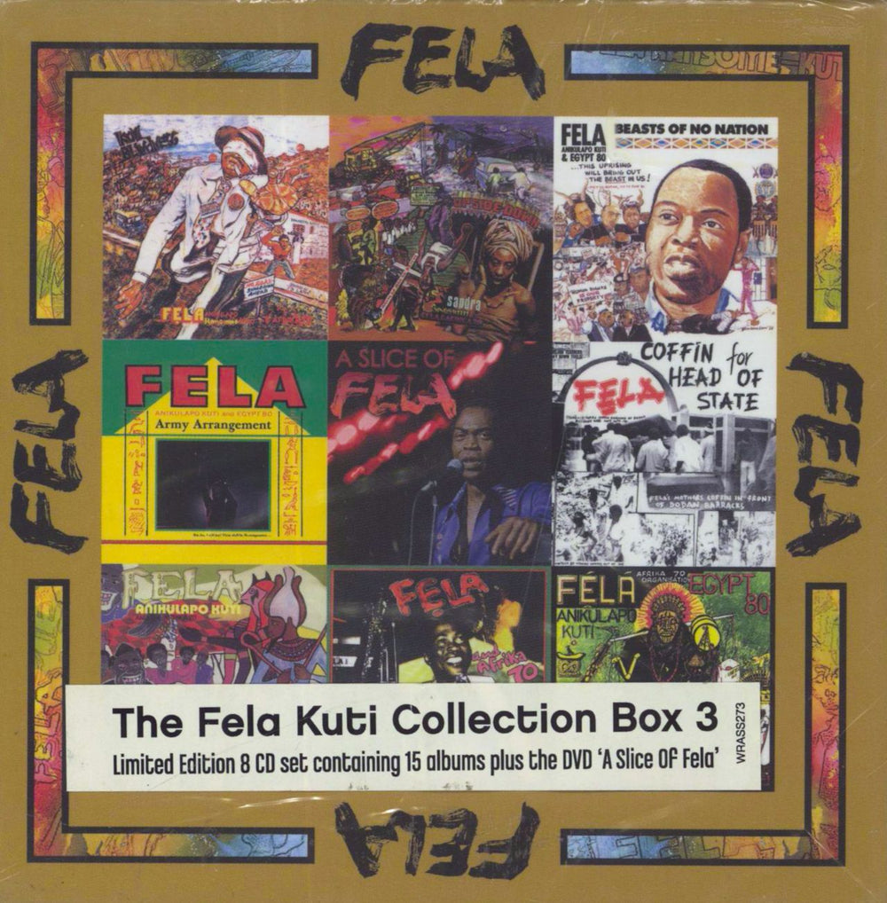 Fela Kuti Limited Edition Box Set Three - Sealed UK CD Album Box Set WRASS273