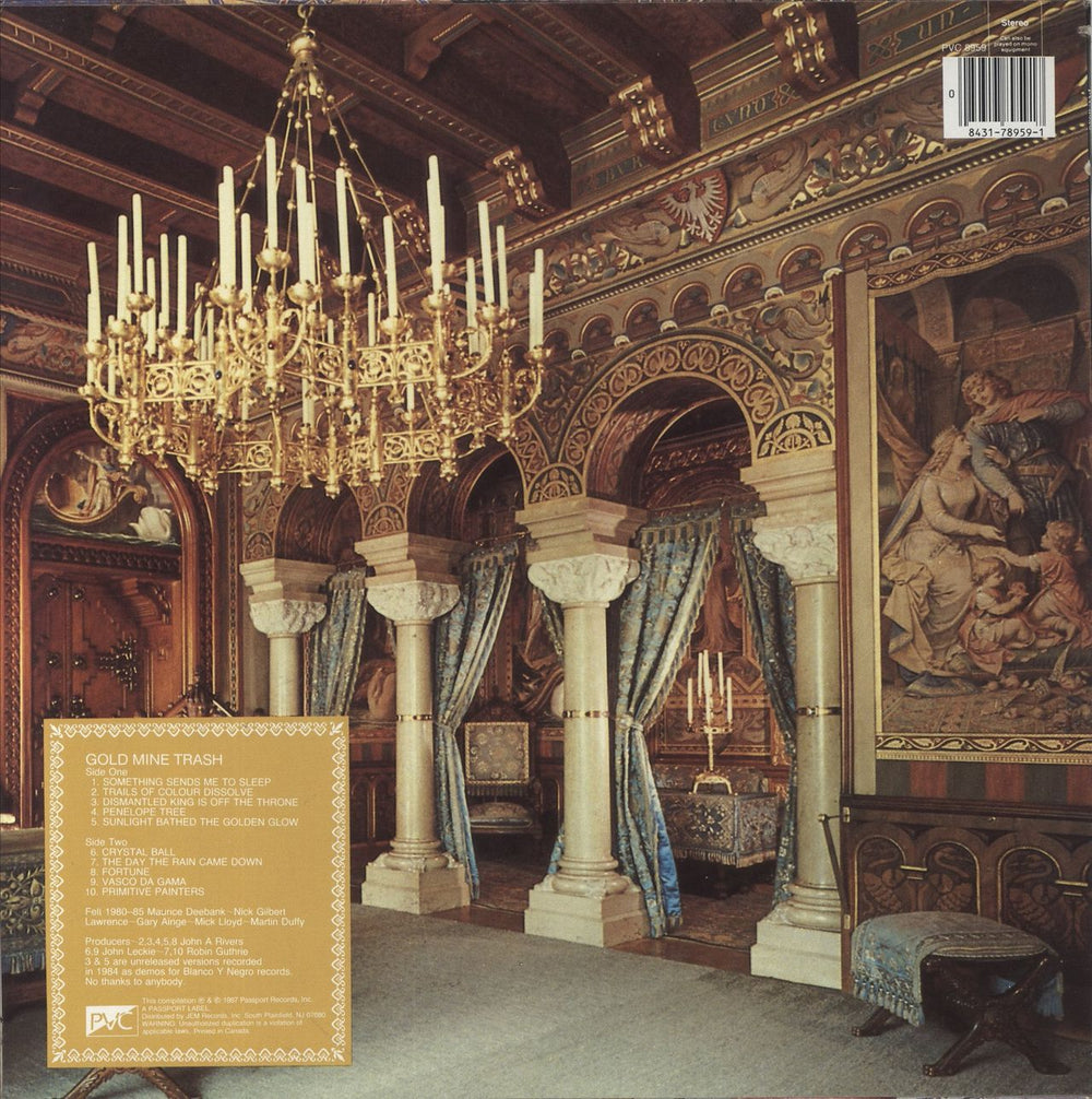 Felt Gold Mine Trash US vinyl LP album (LP record) 084317895917