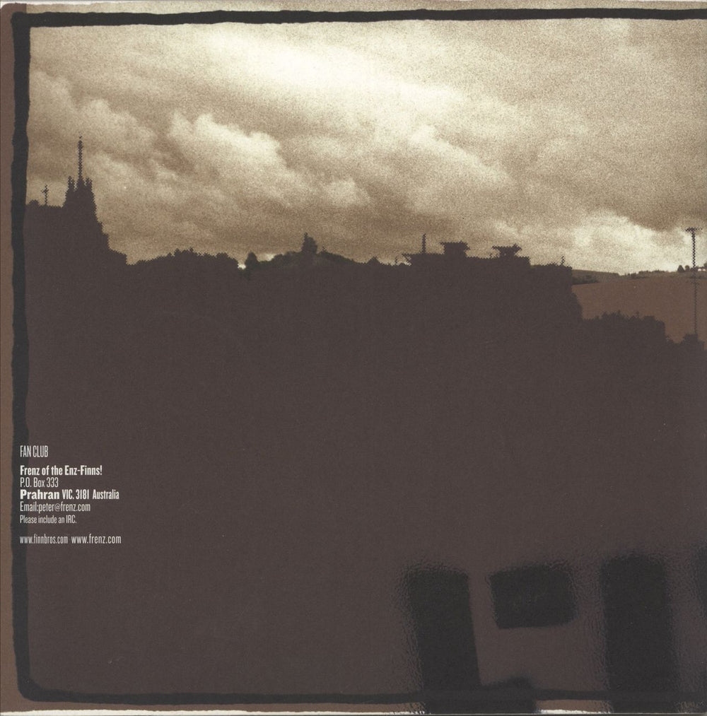 Finn Brothers Everyone Was There UK tour programme