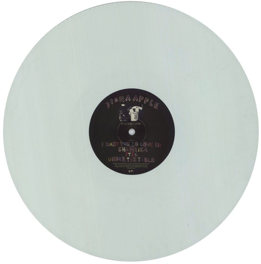 Fiona Apple Fetch The Bolt Cutters - 180gm Opaque Pearl UK 2-LP vinyl record set (Double LP Album) FIA2LFE836906