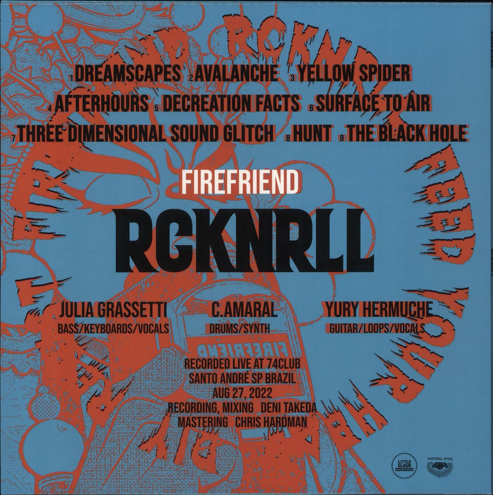 Firefriend RCKNRLL - Green Vinyl UK vinyl LP album (LP record)