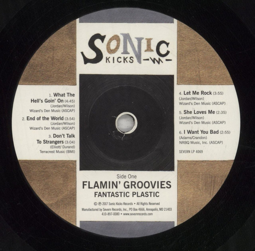 Flamin' Groovies Fantastic Plastic US vinyl LP album (LP record) FLALPFA849310