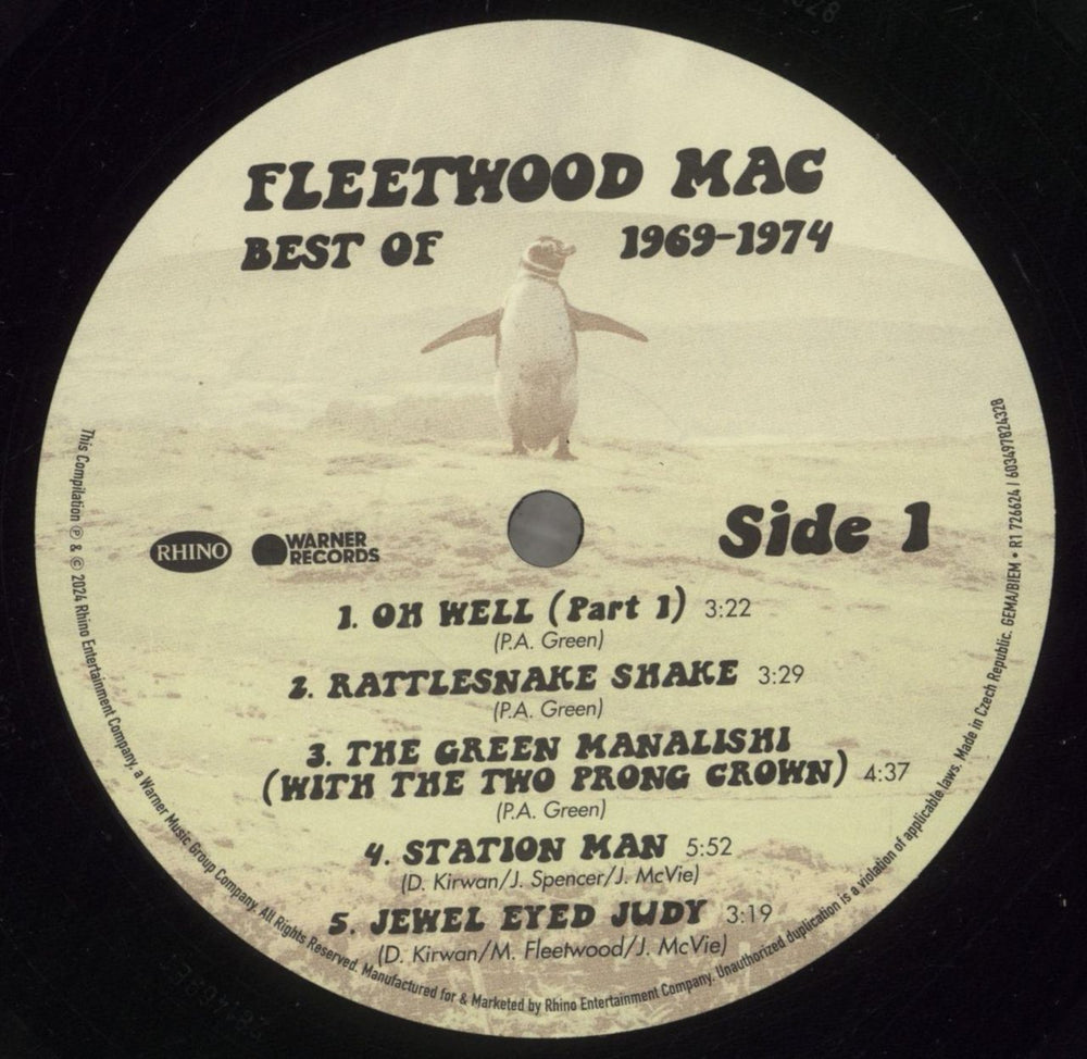 Fleetwood Mac Best Of 1969-1974 UK 2-LP vinyl record set (Double LP Album) MAC2LBE879690