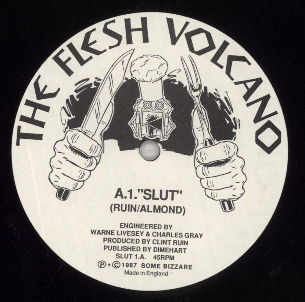 Flesh Volcano Slut UK 12" vinyl single (12 inch record / Maxi-single) VLC12SL215741