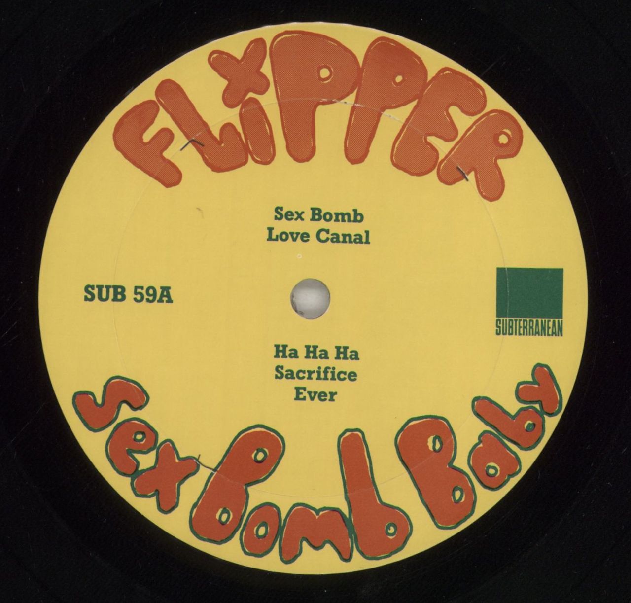 【中古LP】フリッパー - Sex Bomb Baby!米国オリジナル盤 flipper-sex-bomb-baby-us-vinyl