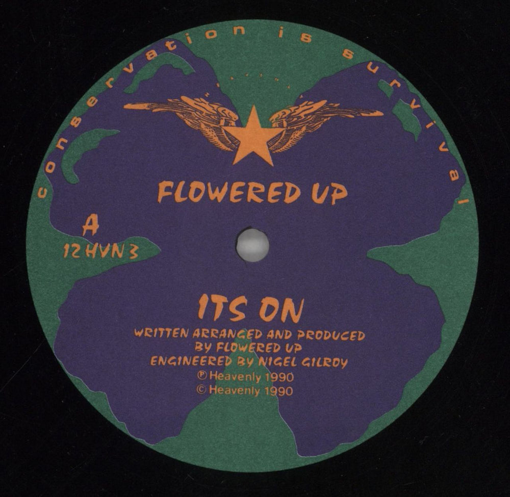 Flowered Up It's On UK 12" vinyl single (12 inch record / Maxi-single) FUP12IT176591