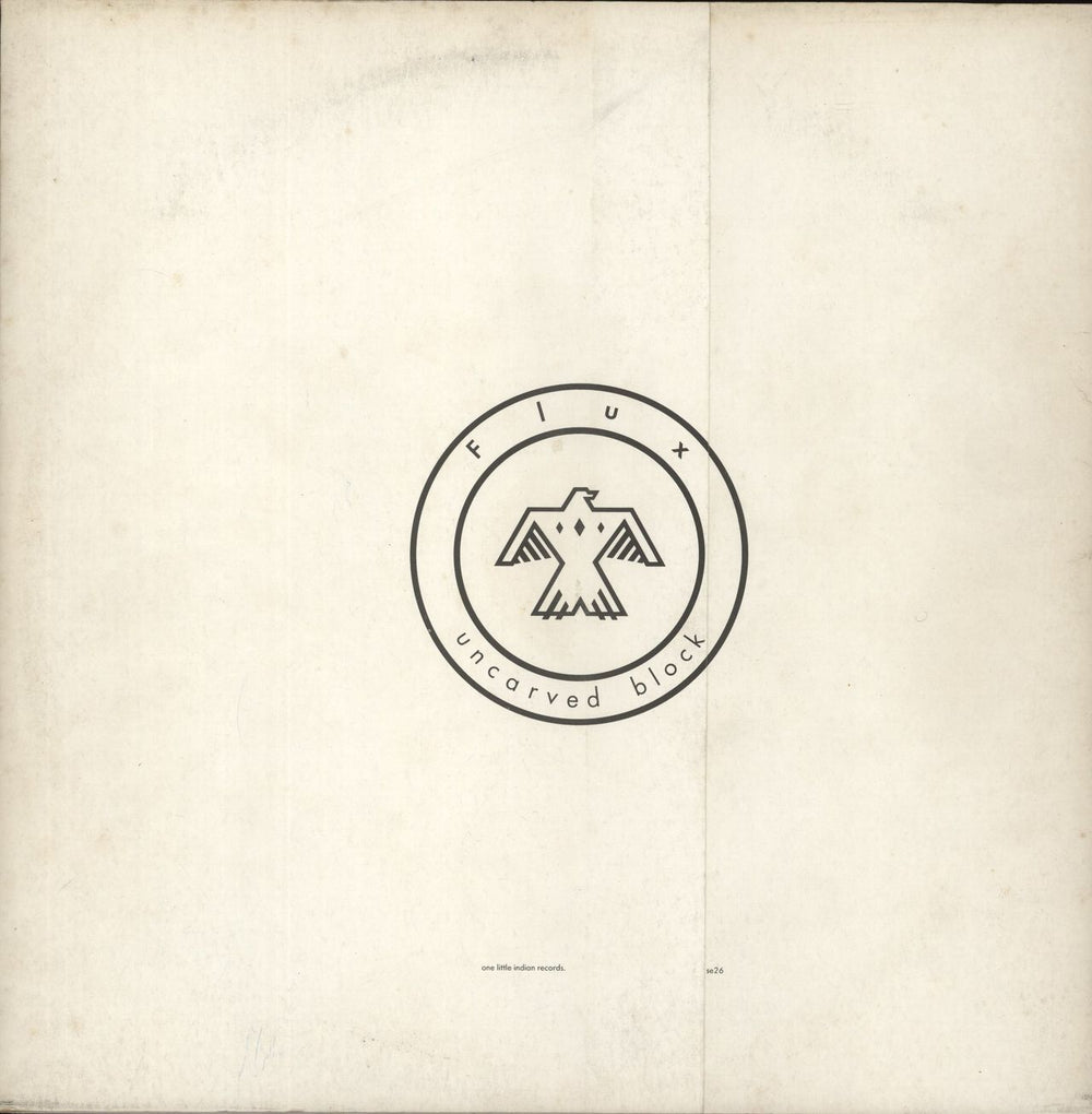 Flux Of Pink Indians Uncarved Block UK vinyl LP album (LP record) TP1