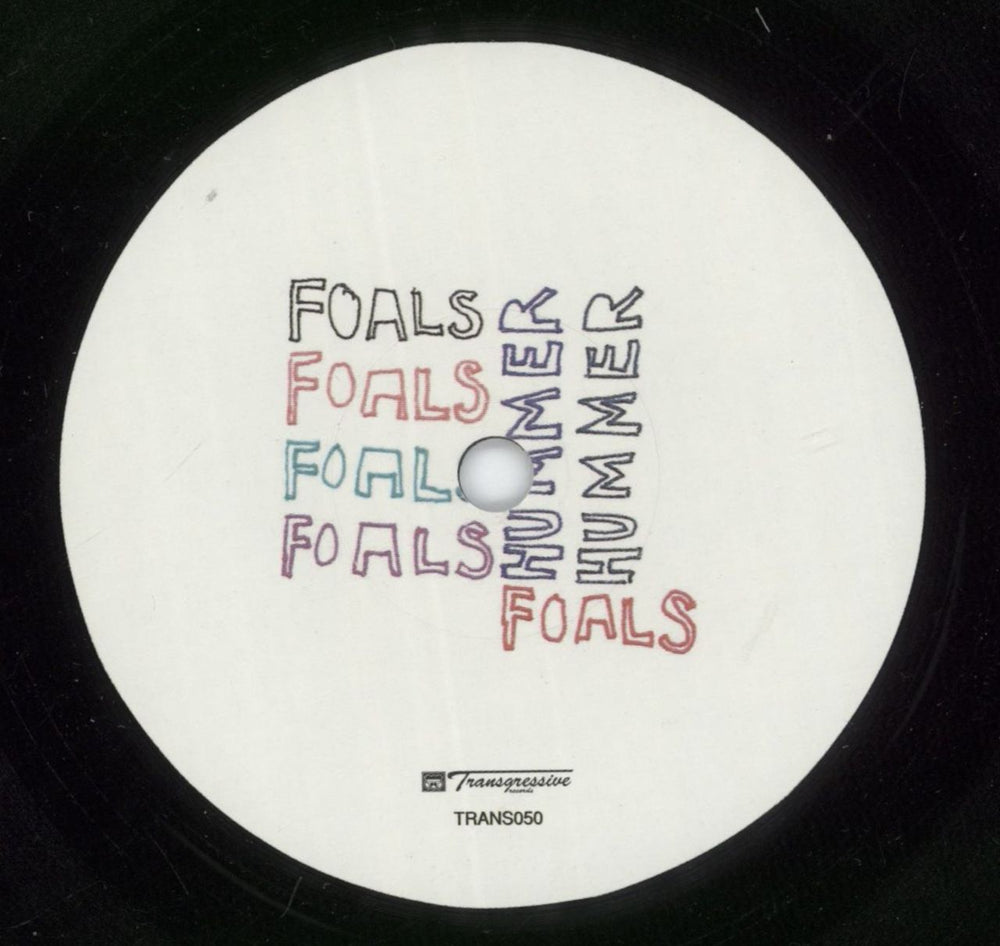 Foals Hummer UK 7" vinyl single (7 inch record / 45) FOA07HU865496