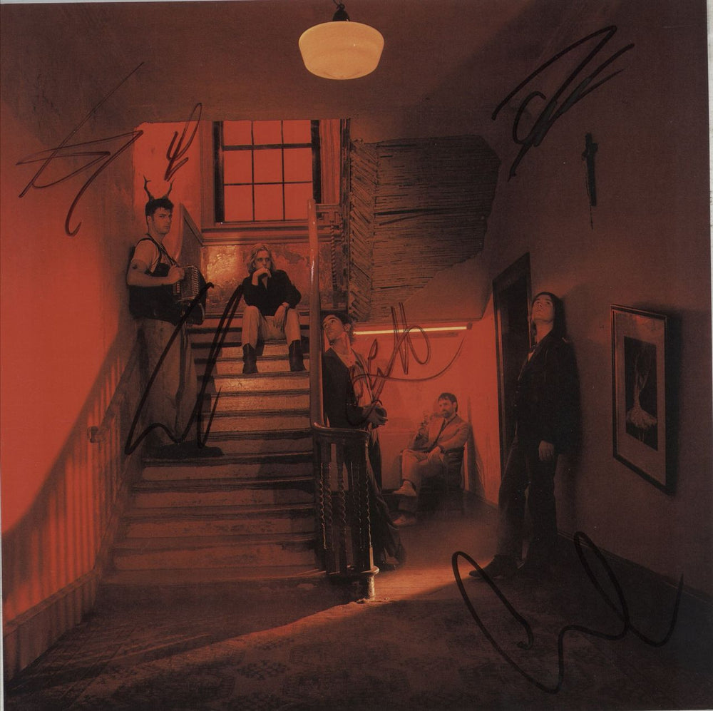 Fontaines D.C. Skinty Fia - Yellow Vinyl - Sealed + Autographed Print UK vinyl LP album (LP record)