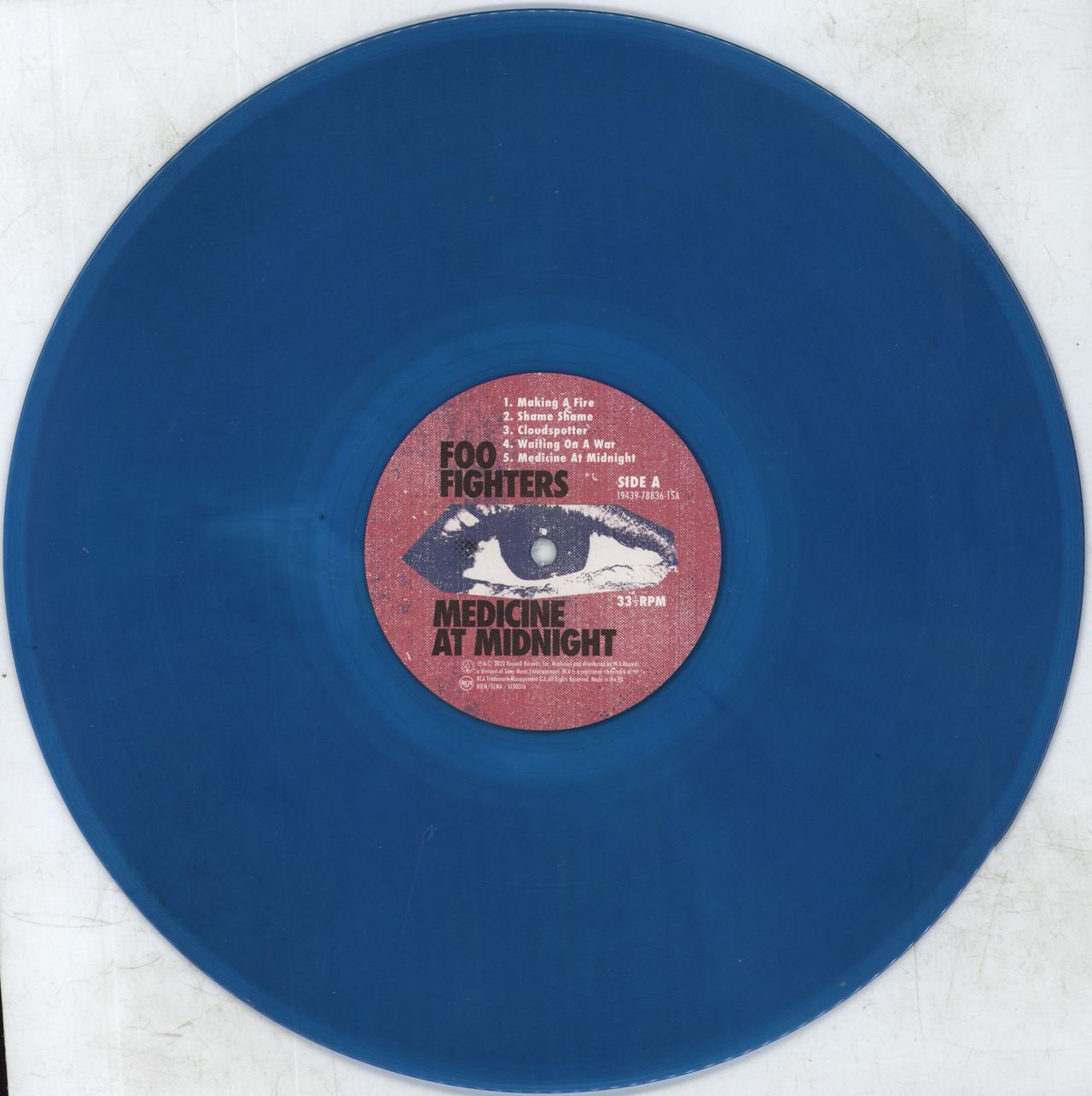 Foo Fighters Medicine At Midnight - Blue Vinyl UK Vinyl LP