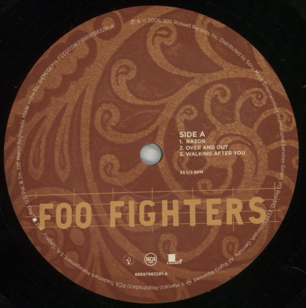 Foo Fighters Skin And Bones - 180g UK 2-LP vinyl record set (Double LP Album) FOO2LSK851555