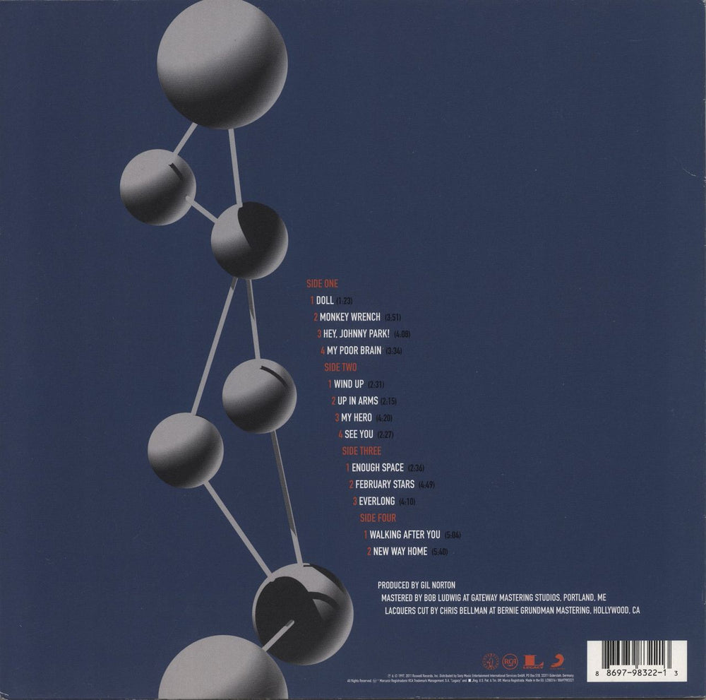 Foo Fighters The Colour And The Shape - 180gm UK 2-LP vinyl record set (Double LP Album) 886979832213