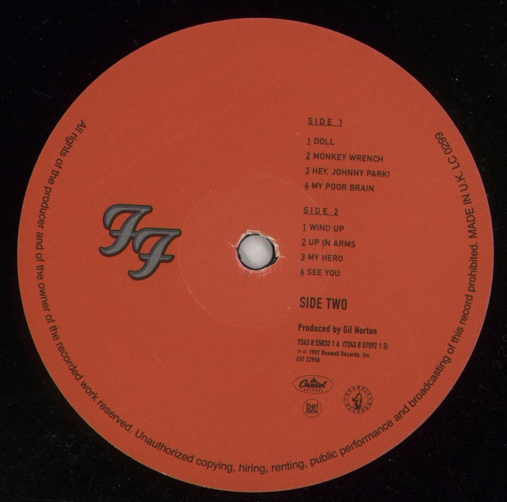 Foo Fighters The Colour And The Shape - VG UK 2-LP vinyl set