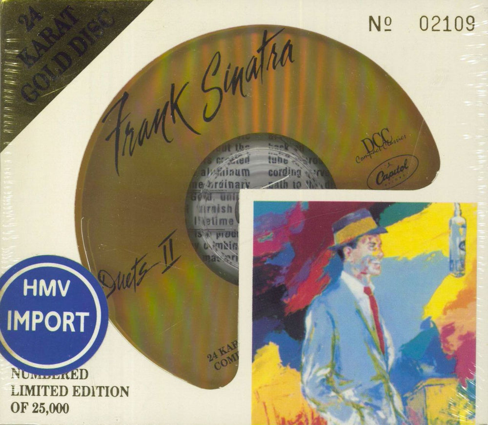 Frank Sinatra Duets II - Gold Disc - Sealed US CD album (CDLP) GZS-1073