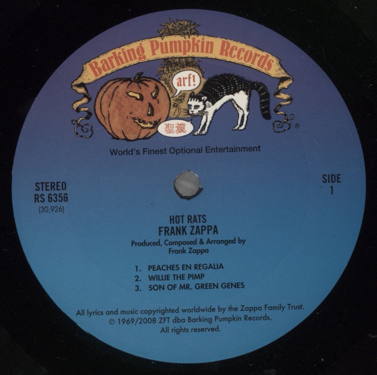 Frank Zappa Hot Rats: Remastered - 200gm Vinyl US Vinyl LP