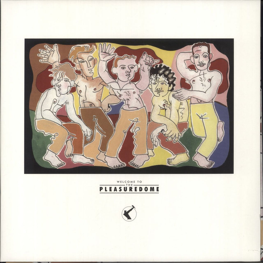 Frankie Goes To Hollywood Welcome To The Pleasuredome - Blue & Green Mint Vinyl UK 2-LP vinyl record set (Double LP Album) 3578516