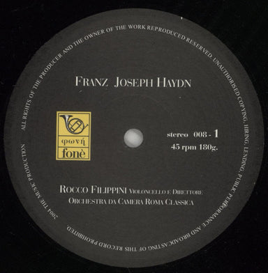 Franz Joseph Haydn Cello Concertos No. 1 in C Major & No. 2 in D Major - 180gm Vinyl Italian 4-LP vinyl album record set HJY4LCE879150