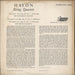 Franz Joseph Haydn Haydn: 3 String Quartets UK vinyl LP album (LP record)