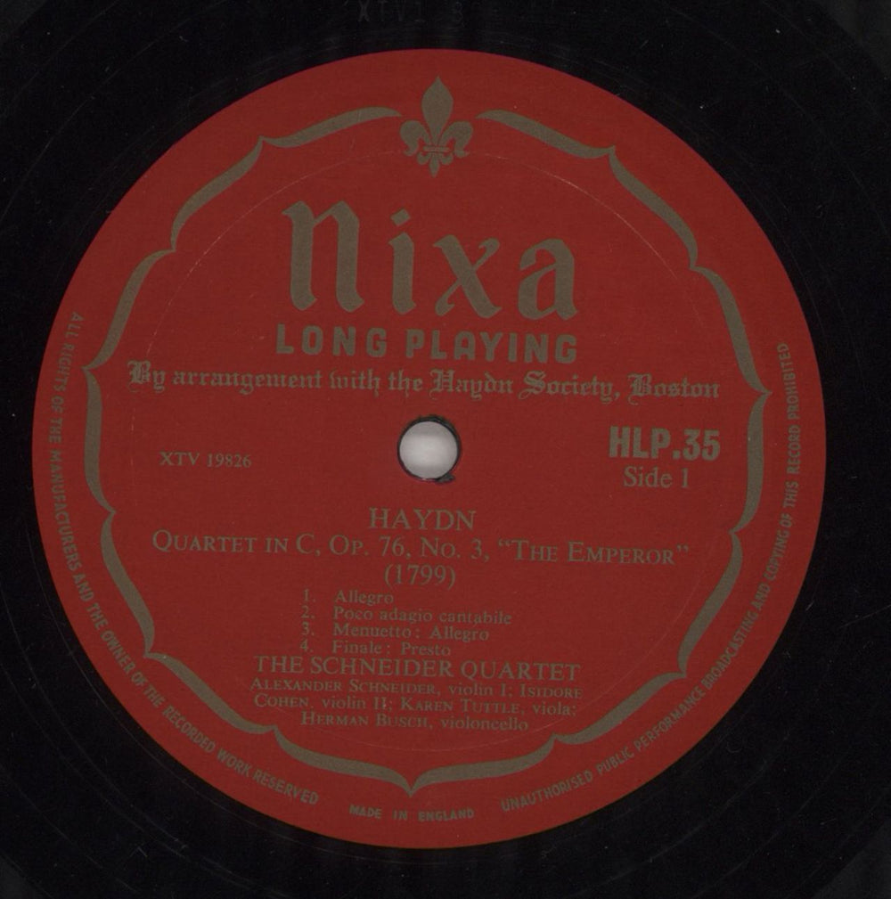 Franz Joseph Haydn Haydn: Opus 76 UK vinyl LP album (LP record) HJYLPHA862439