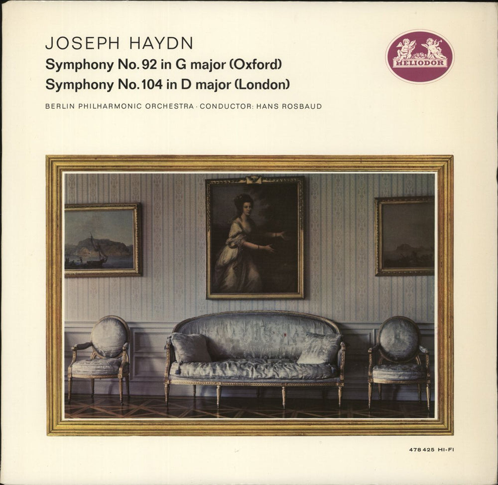 Franz Joseph Haydn Haydn: Symphony No. 92 in G Major (Oxford) / Symphony No. 104 in D Major (London) German vinyl LP album (LP record) 478425