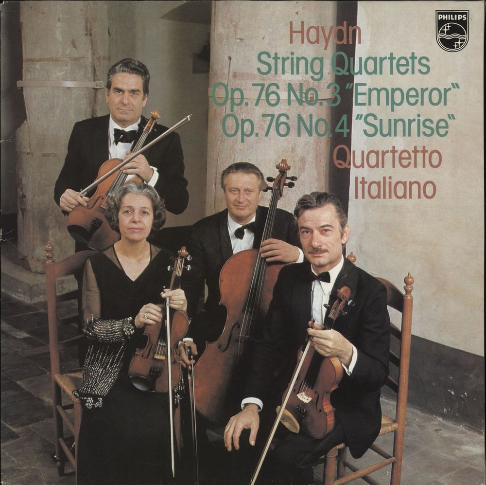 Franz Joseph Haydn String Quartets Op. 76 No. 3 "Emperor" / Op. 76 No. 4 "Sunrise" UK vinyl LP album (LP record) 9500157
