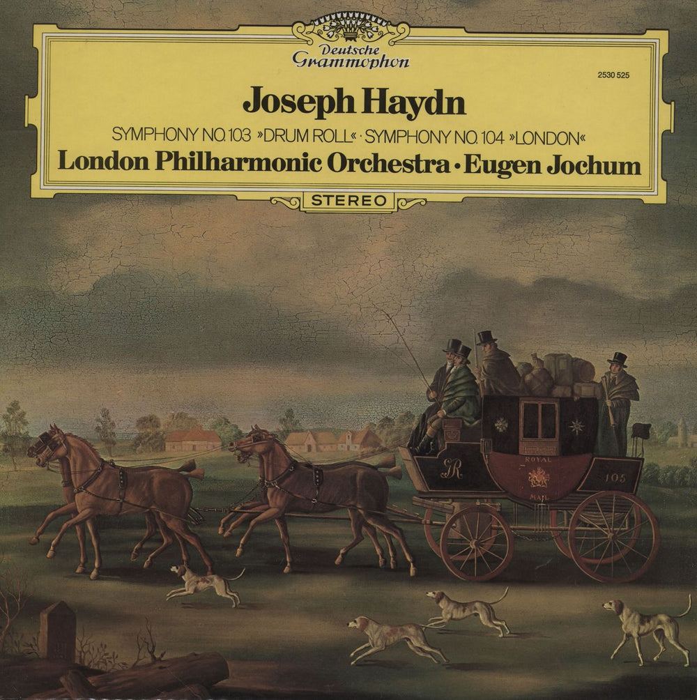 Franz Joseph Haydn Symphony No. 103 'Drum-Roll' / Symphony No.104 'London' UK vinyl LP album (LP record) 2530525