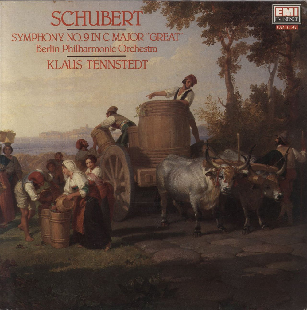 Franz Schubert Schubert: Symphony No 9 in C Major"Great" UK vinyl LP album (LP record) EMX2118