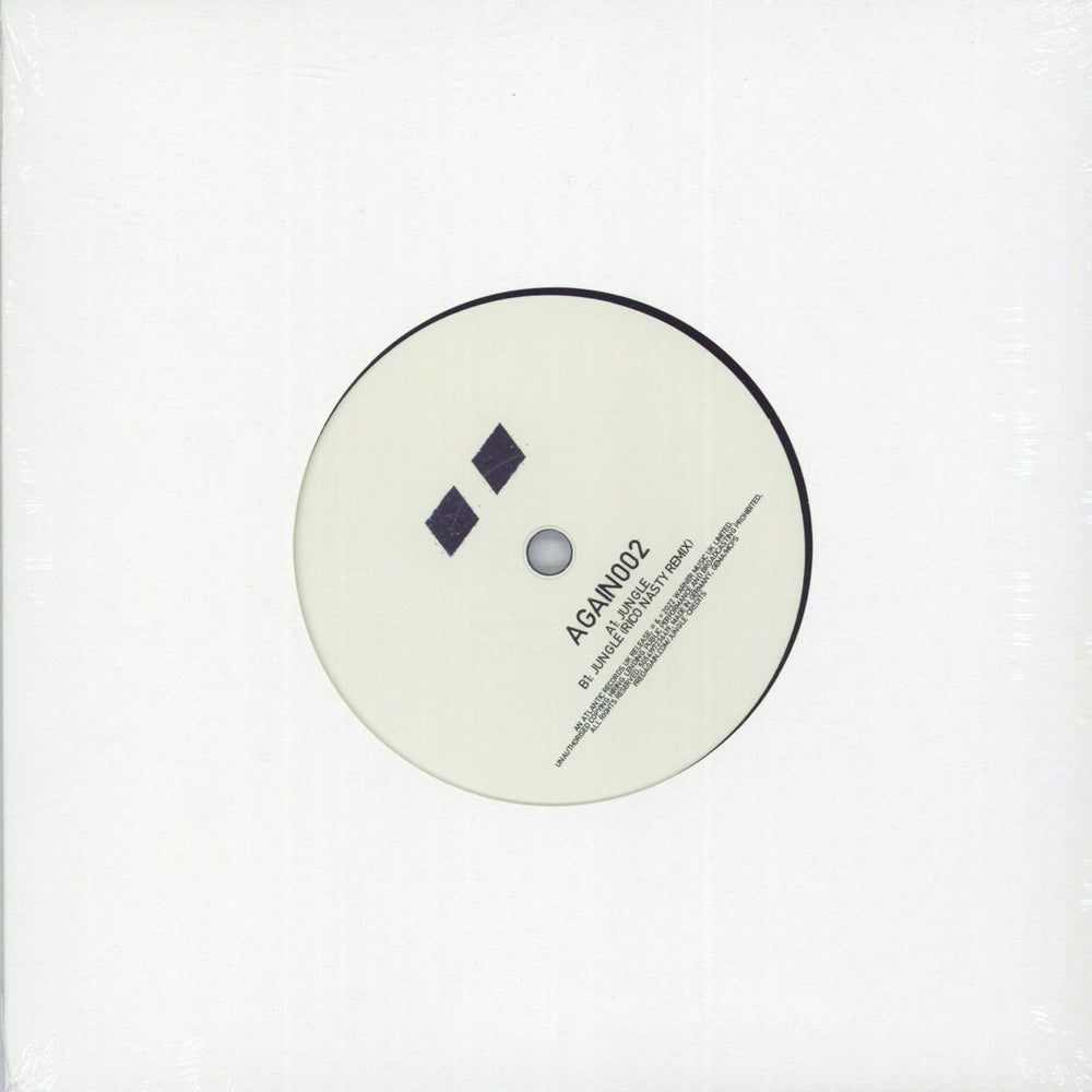 Fred Again Jungle UK 7" vinyl single (7 inch record / 45) AGAIN002