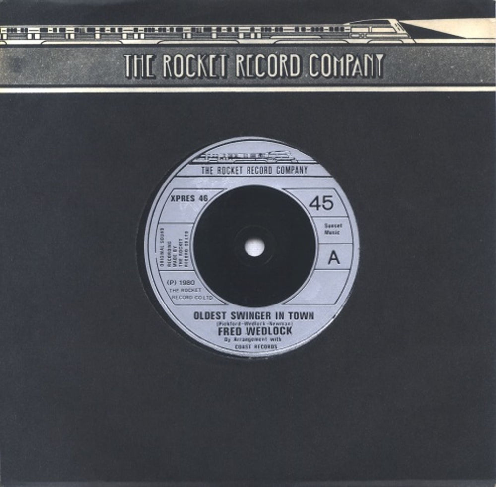 Fred Wedlock Oldest Swinger In Town UK 7" vinyl single (7 inch record / 45) XPRES46