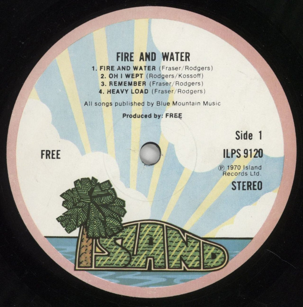 Free Fire And Water - 2nd VG UK vinyl LP album (LP record) FRELPFI813413