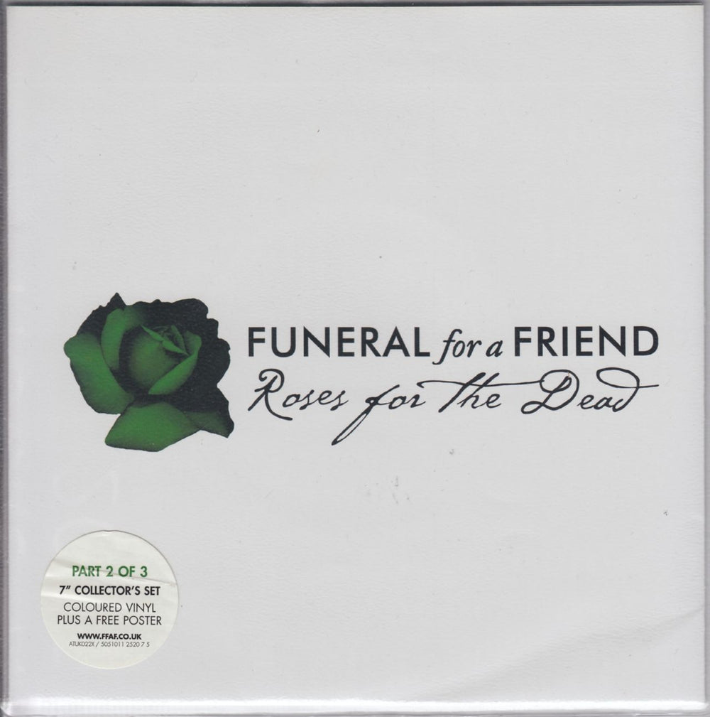 Funeral For A Friend Roses For The Dead - Set of 3 coloured vinyl UK 7" vinyl single (7 inch record / 45) FAF07RO401633