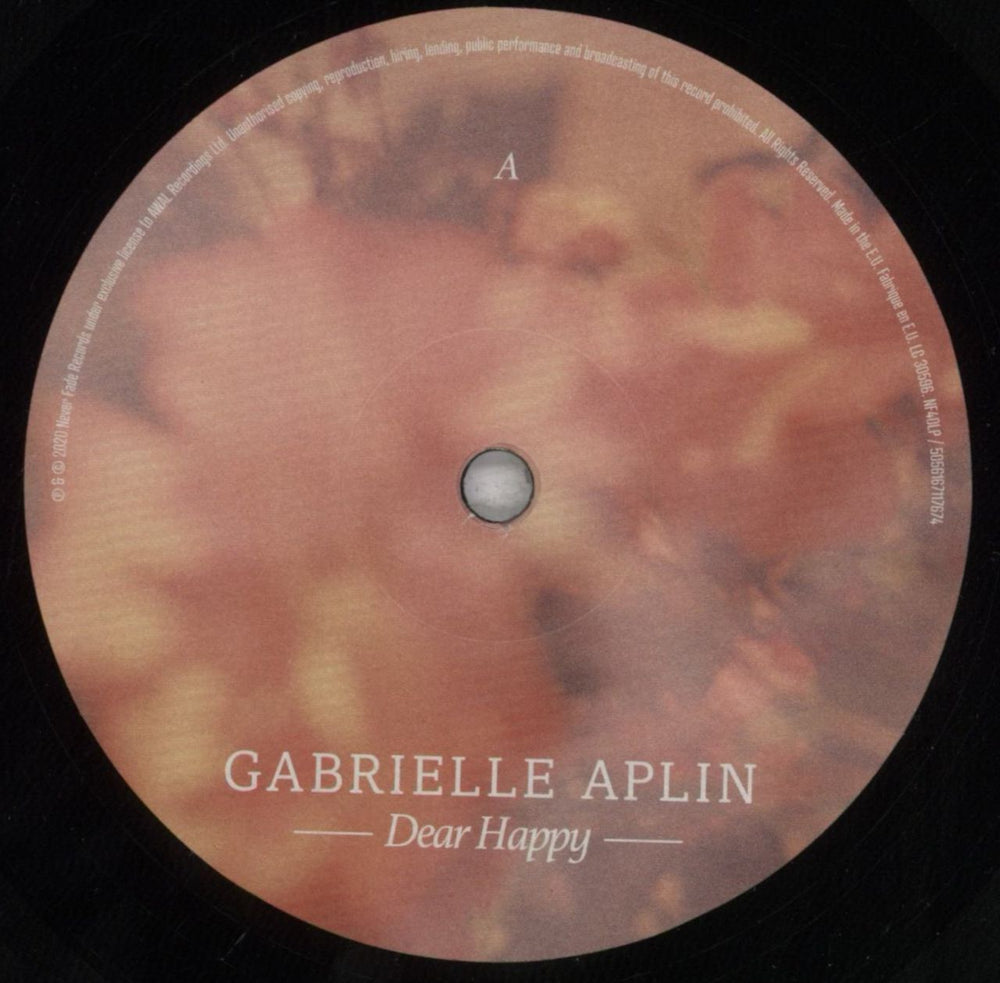 Gabrielle Aplin Dear Happy UK vinyl LP album (LP record) GKFLPDE836081