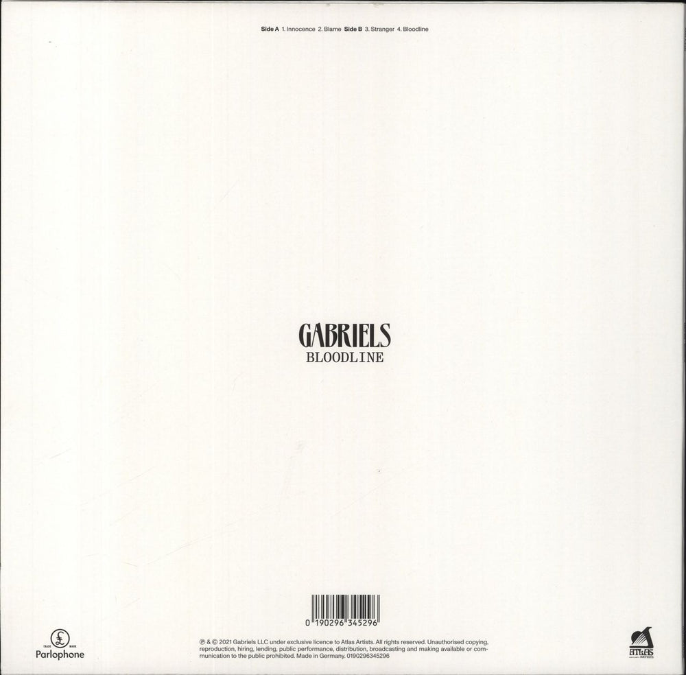 Gabriels Bloodline - RSD22 - Red Vinyl UK 12" vinyl single (12 inch record / Maxi-single) 190296345296