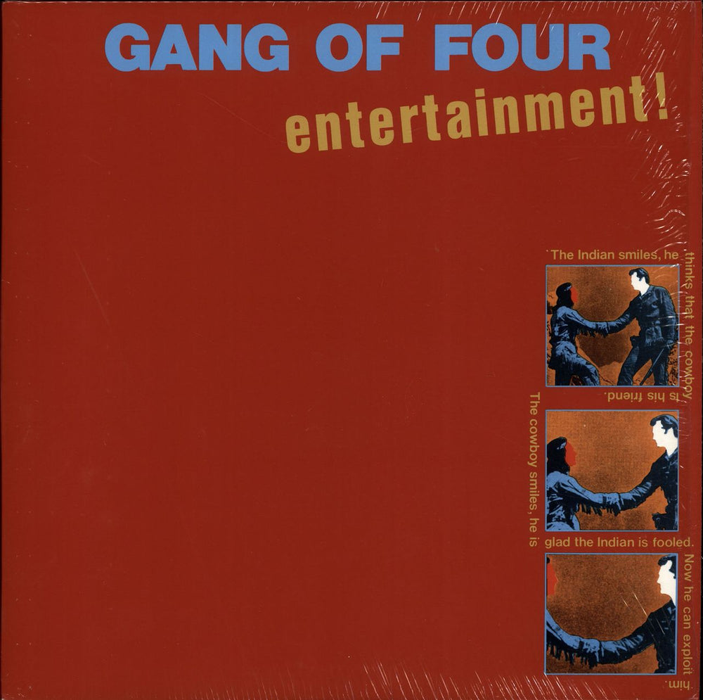 Gang Of Four Entertainment! - 180 Gram Black Vinyl - Sealed UK vinyl LP album (LP record) EMC3313