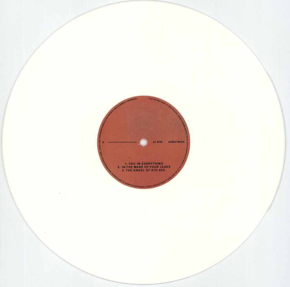 Gang Of Youths Angel In Realtime - White Vinyl - Autographed