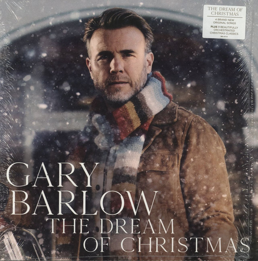 Gary Barlow The Dream Of Christmas - White Vinyl UK vinyl LP album (LP record) 385477-9