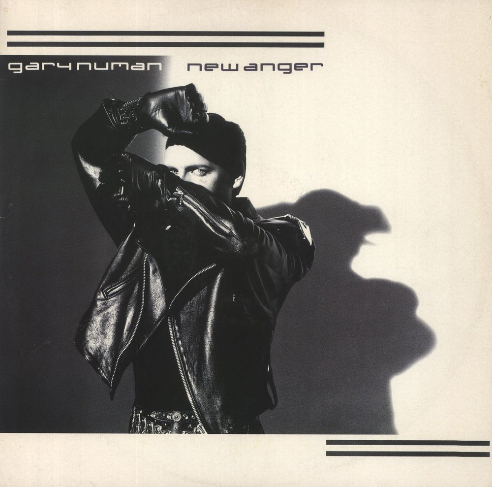 Gary Numan New Anger - Poster UK 12" vinyl single (12 inch record / Maxi-single) ILST1003